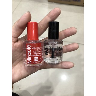 Sơn bóng mau khô Top coat/ Miracle 15ml