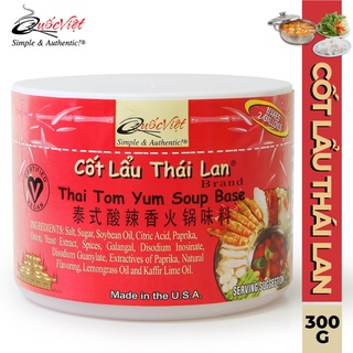 Hộp gia vị nấu lẩu Thái Lan Cốt Quốc Việt 300g - nấu được 10 lít nước dùng- Cốt cô đặc nhập khẩu từ ÚSA