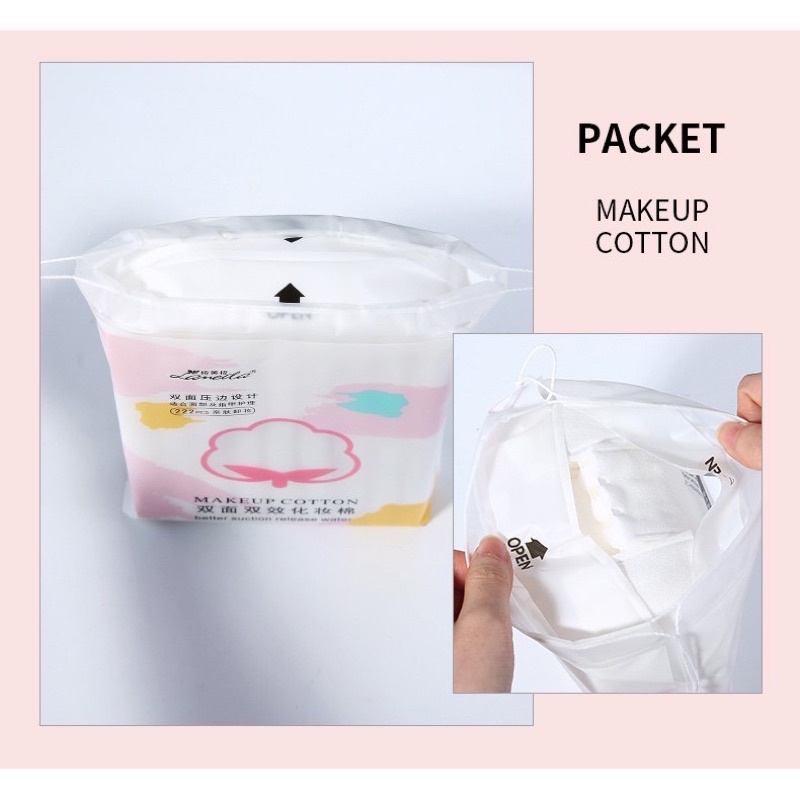 [HOT] Bông Tẩy Trang Laneila túi 222 miếng-Bông tẩy trang mềm mịn