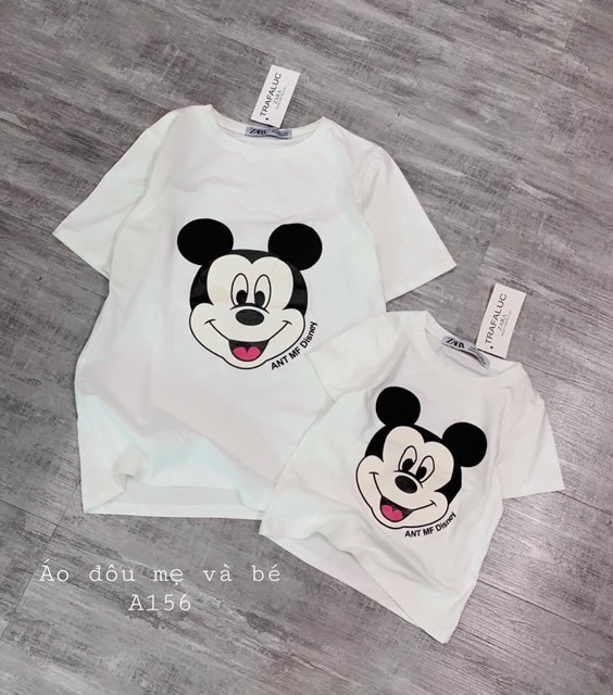 Áo đôi mẹ và bé Mickey