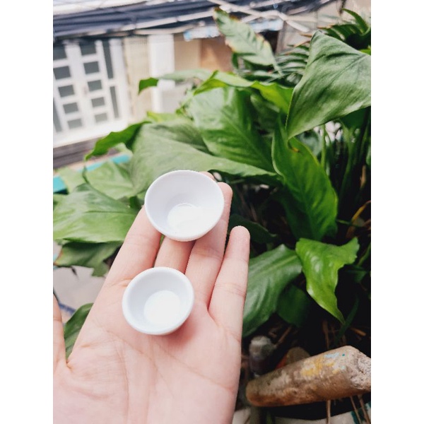 Chén lớn chén nhỏ cho mô hình nấu ăn dollhouse , miniature