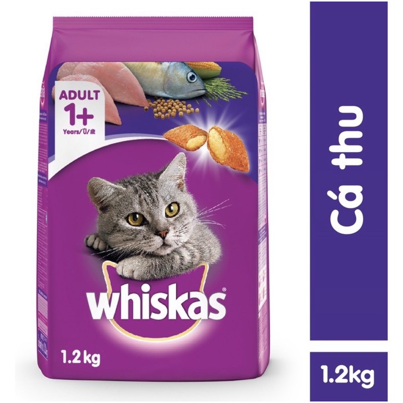 Thức ăn Mèo whiskas 1,2kg