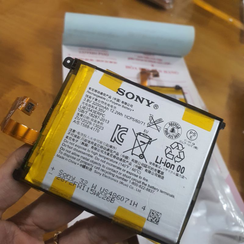Pin sony z2 Lis1543erpc d6502 d6503 3200mah