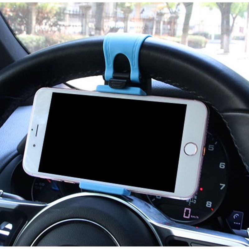 Giá Đỡ Điện Thoại / GPS Gắn Vô Lăng Xe Hơi Thông Dụng