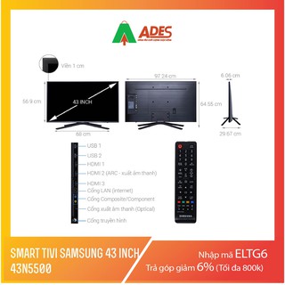 Tivi Samsung UA43N5500 43INCH