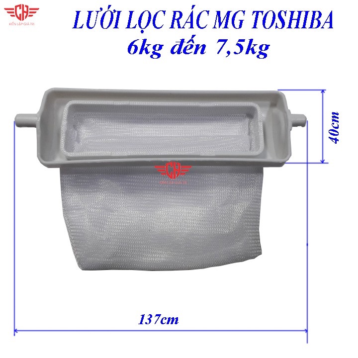 TÚI LỌC RÁC MÁY GIẶT TOSHIBA 6.5 đến 7.5kg