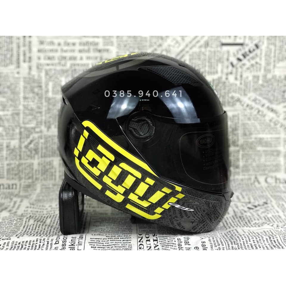 ( Xả kho) Nón Fullface GXT 1 Kính lên tem AGV, bảo hành 12 tháng