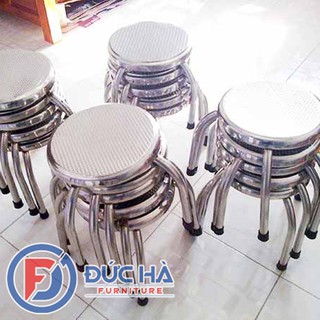 Ghế inox lùn