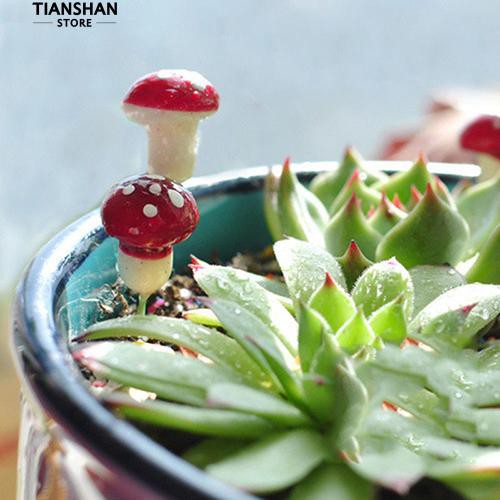 Set 20 mô hình cây nấm mini dùng trang trí tiểu cảnh