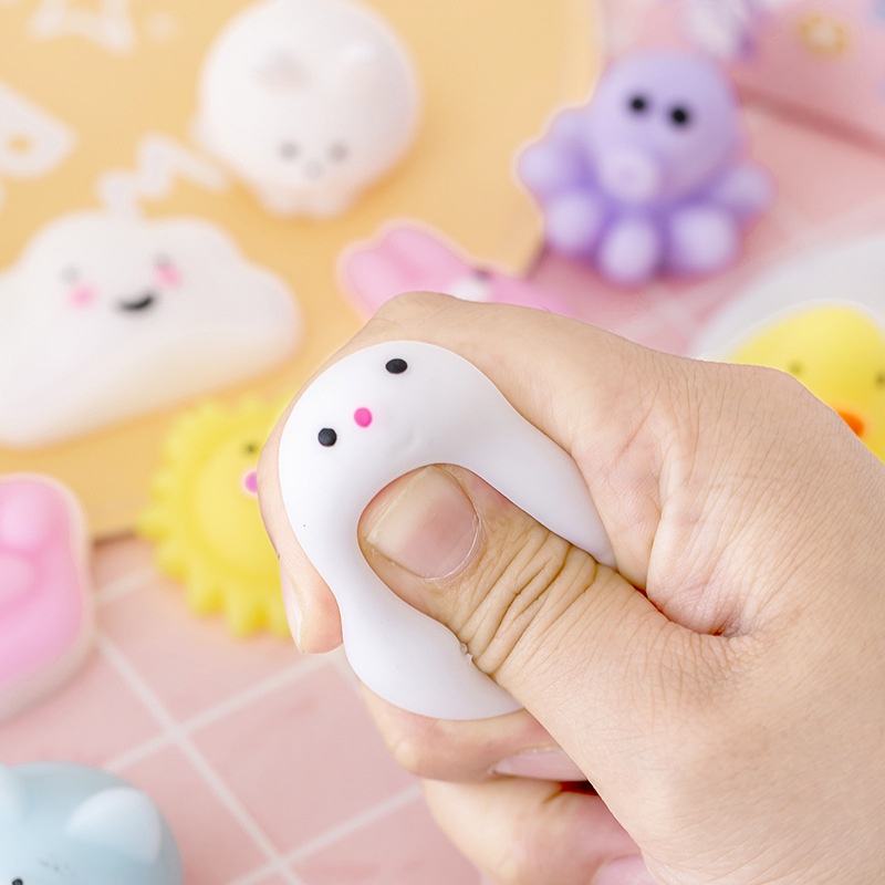 Đồ Chơi Bóp Giảm Căng Thẳng Hoạt Hình Hình Bánh Bao Xinh Xắn