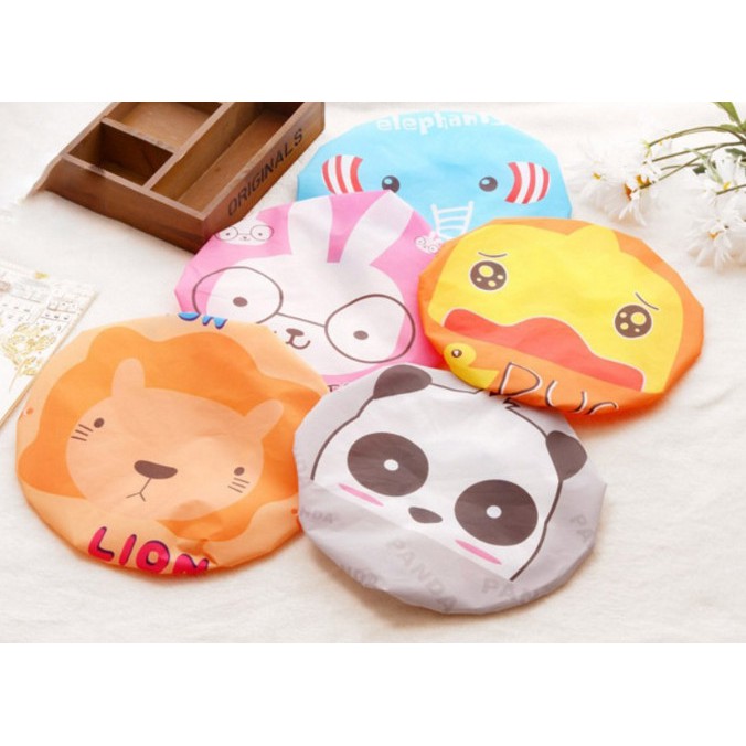 Mũ Nón Chụp Trùm Đầu Chống Nước Ướt Tóc Khi Tắm