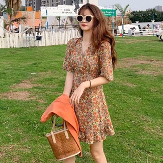 [ORDER] VÁY HOA CỔ V