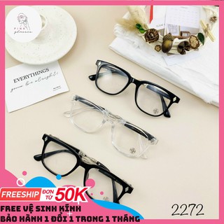 Gọng kính cận thời trang cao cấp pink glasses ms 2273