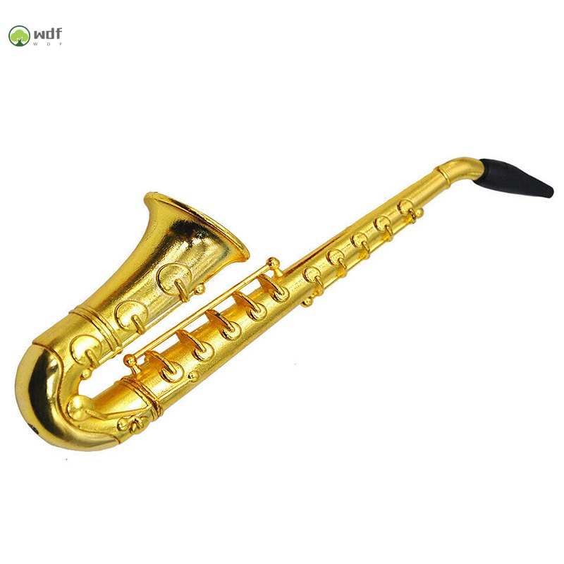 Tẩu Hút Thuốc Hình Kèn Saxophone Chất Liệu Hợp Kim 97mm