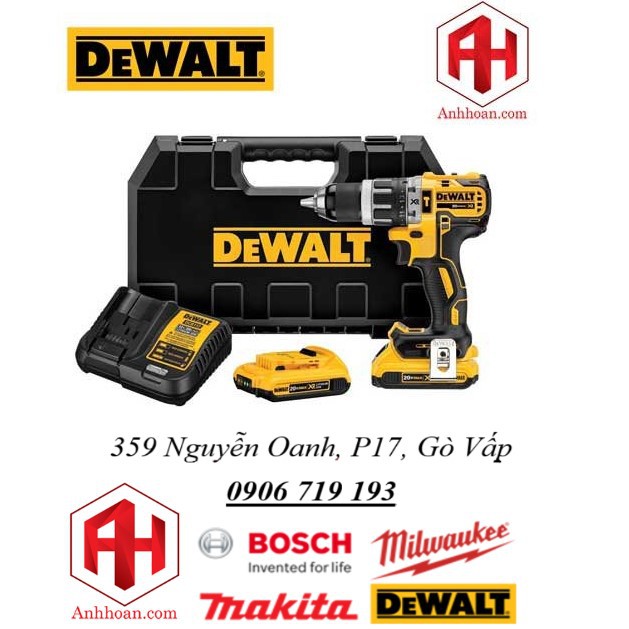 Máy khoan dùng pin DeWALT 18V DCD796 D2 - B1 (SET 2Ah)