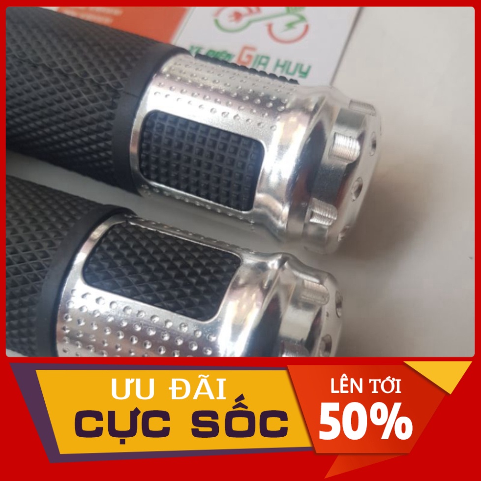 TAY GA XE ĐẠP ĐIỆN KHÔNG NÚT MÀU XE ĐẠP ĐIỆN HUY