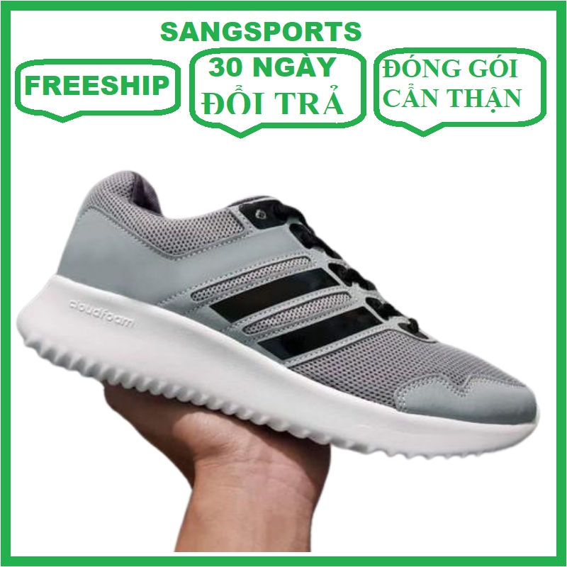 Giày thể thao sneaker nam nữ đế siêu nhẹ vải lưới thoáng khí size từ 35 đến 44(xamsocden)