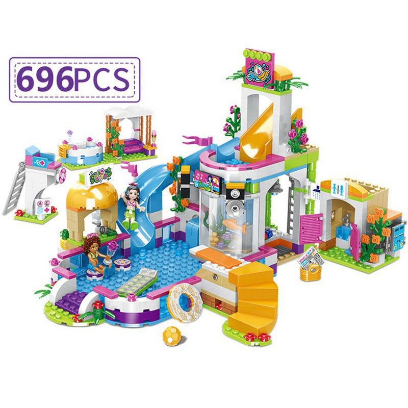 Bộ Lego Con Gái Xếp Hình Friends Biệt Thự Của Andrea & Martina 76008  Lego Cầu Trượt Mùa Hè