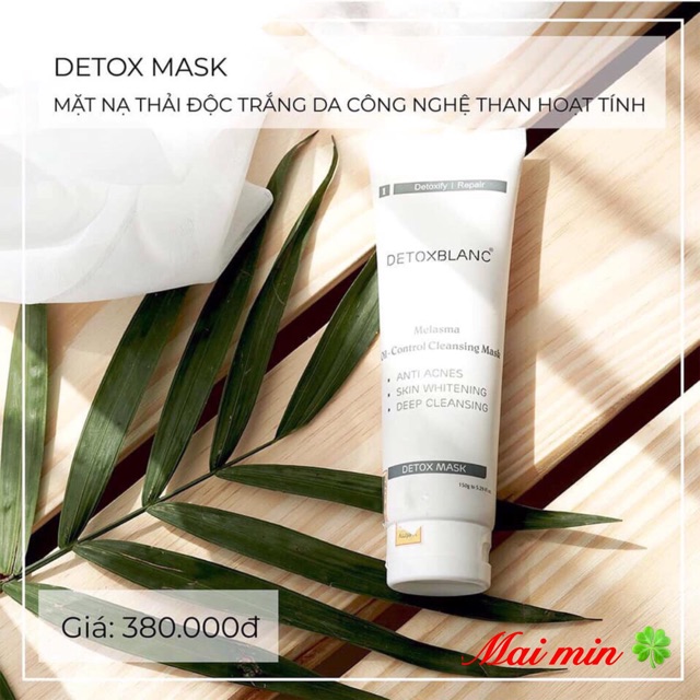 Mặt nạ sủi bọt detox blanc số 1