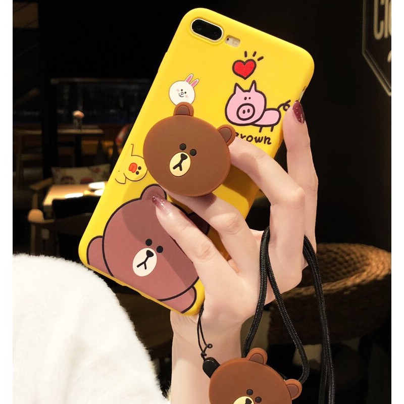 Ốp lưng iphone Br0wn C0ny (Tặng 2 phụ kiện) 5/5s/6/6plus/6s/6s plus/6/7/7plus/8/8plus/x/xs/xs max/11/11 pro/11 promax | BigBuy360 - bigbuy360.vn