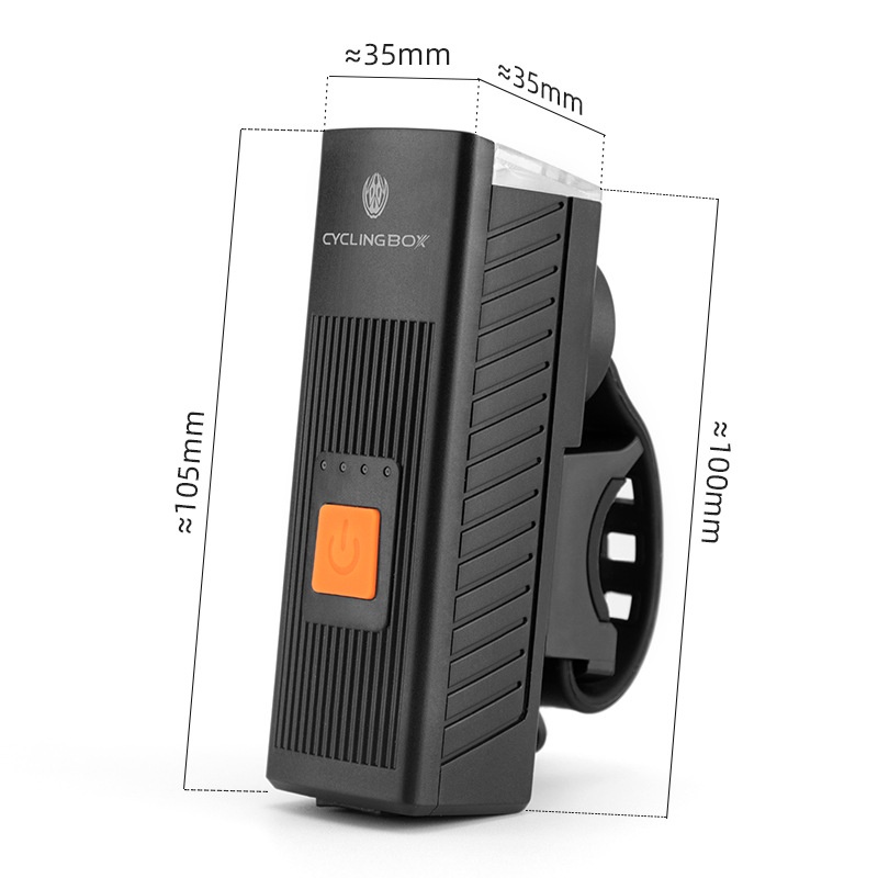 Đèn pha MOSOWORLD tích hợp còi đầu sạc USB cho xe đạp tiện lợi