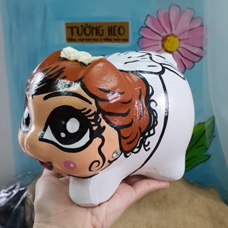 Heo đất handmade - cô dâu