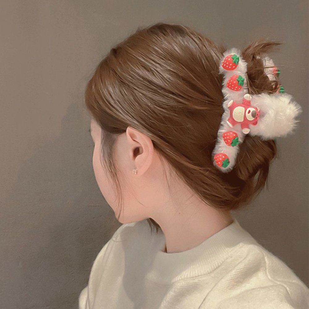 Kẹp tóc hàm cá mập họa tiết hoạt hình phong cách Hàn Quốc dễ thương cho nữ