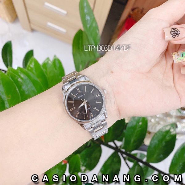 Đồng hồ nữ dây kim loại Casio chính hãng Anh Khuê LTP-1303D-1AVDF (30mm)
