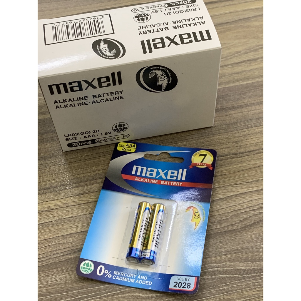 Pin đũa Maxell Alkaline AAA LR03