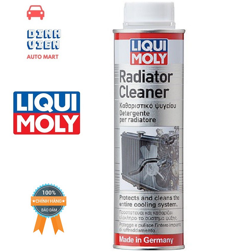 Dung Dịch Vệ Sinh Két Nước, Súc Két Nước 300ml Liqui Moly Radiator  1804 Làm tan các cặn bẩn vôi, dầu mỡ bên trong két.