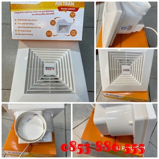 Quạt hút gió âm trần lỗ khoét 20x20cm