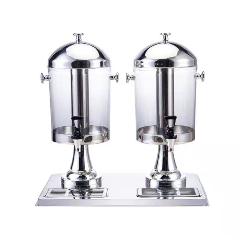 Bình đựng nước ép trái cây 2 vòi, bình hoa quả 16L