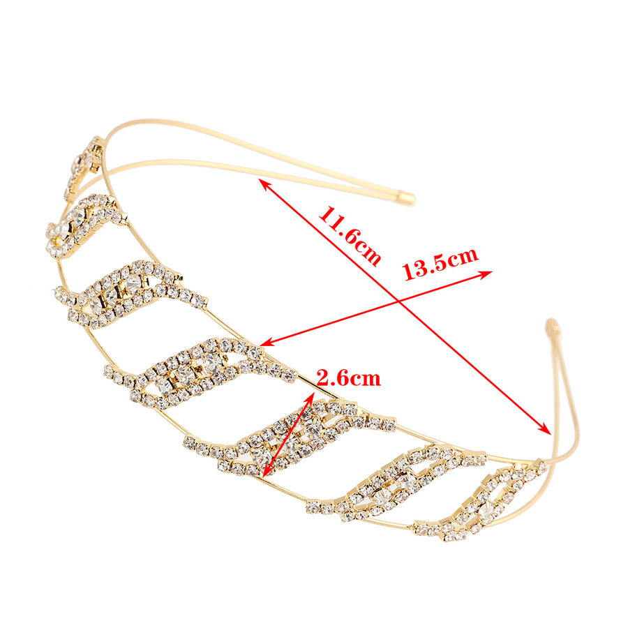 Băng đô hợp kim đính đá lấp lánh phong cách Hàn Quốc