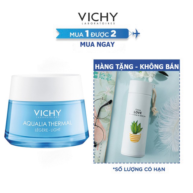 Kem Dưỡng Ẩm Và Cung Cấp Nước Dạng Gel Giúp Da Trông Mịn Màng, Tươi Sáng Hơn Vichy Aqualia Thermal Cream-Gel 50ml