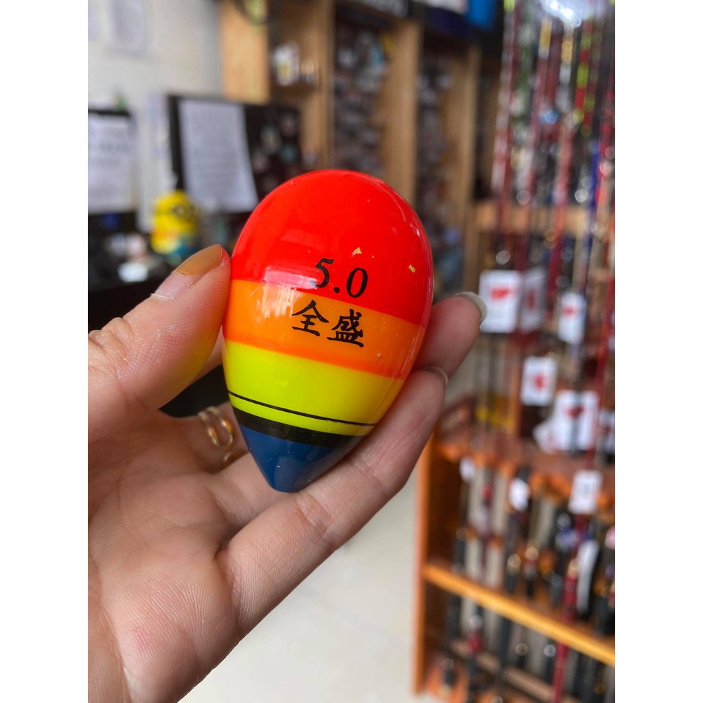 Phao iso tròn một màu phao trứng câu cá