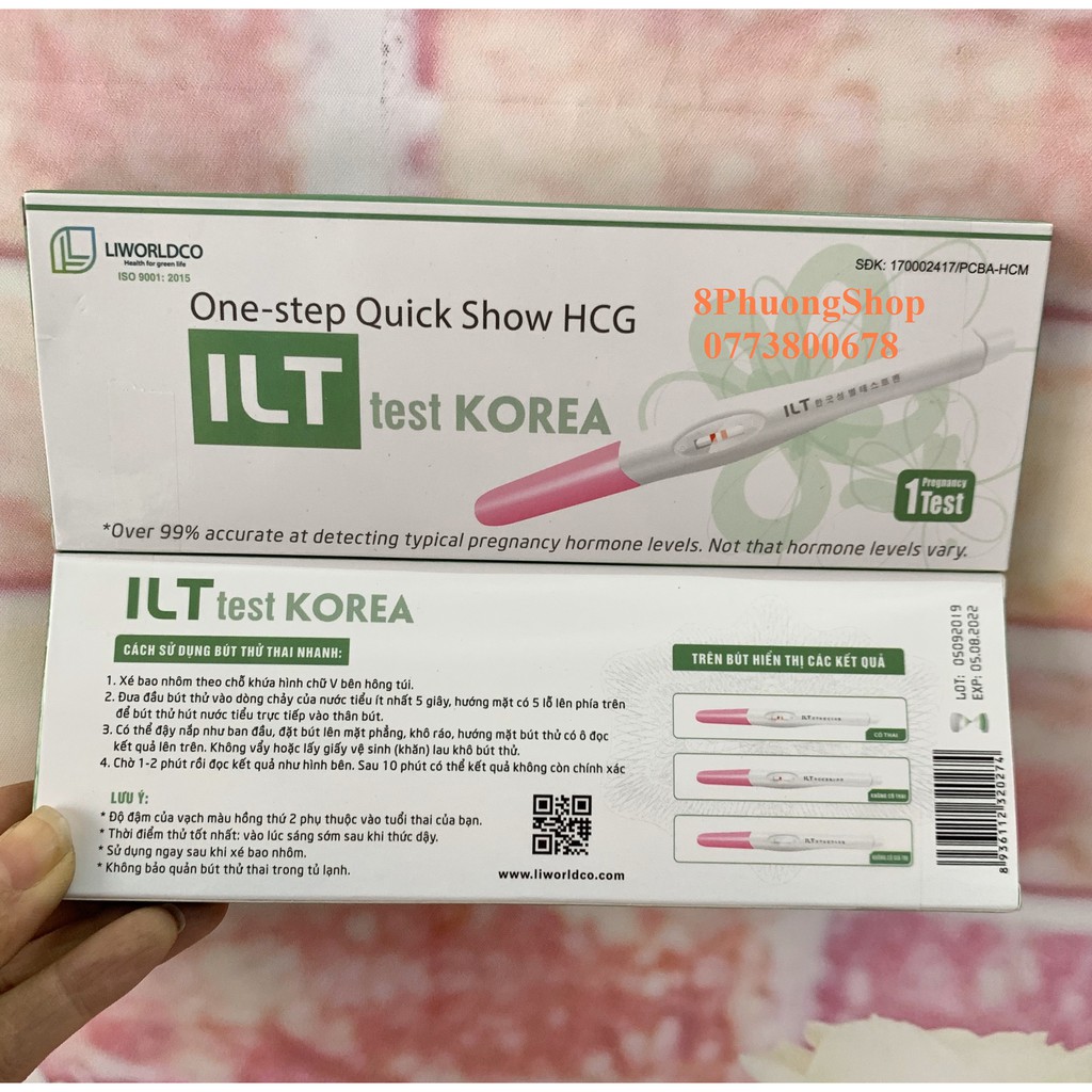 Bút Thử thai ILT cho kết quả chính xác, nhanh chóng, tiện lợi không cần dùng cốc - ILT Test Korea