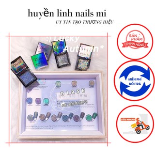Sét nhũ khổng tước 6 màu.sét gel vẽ nhũ 6 màu
