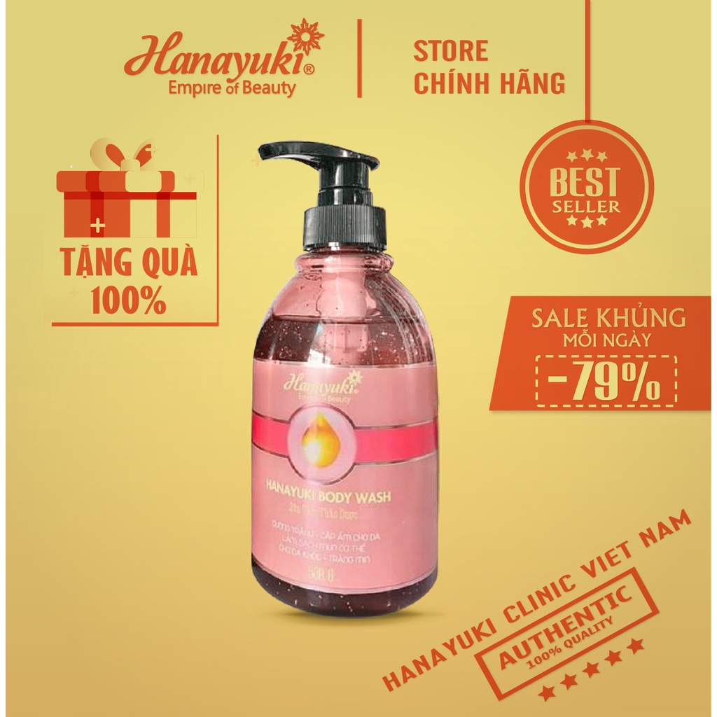 Sữa Tắm Nước Hoa Hana Body Wash Hanayuki Chính Hãng 100% - Hanayuki Clinic Vietnam