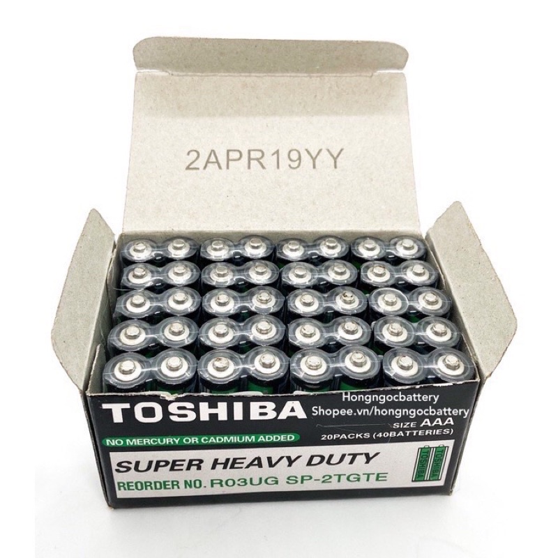 Pin tiểu AAA Toshiba lắp điều khiển 1,5V