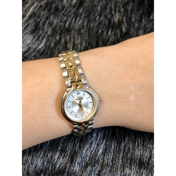 ⌚⌚-  Đồng hồ si dây kim loại demi nữ hiệu Waltham