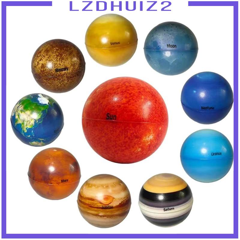 Set 10 Quả Bóng Năng Lượng Mặt Trời Chống Căng Thẳng Cho Bé