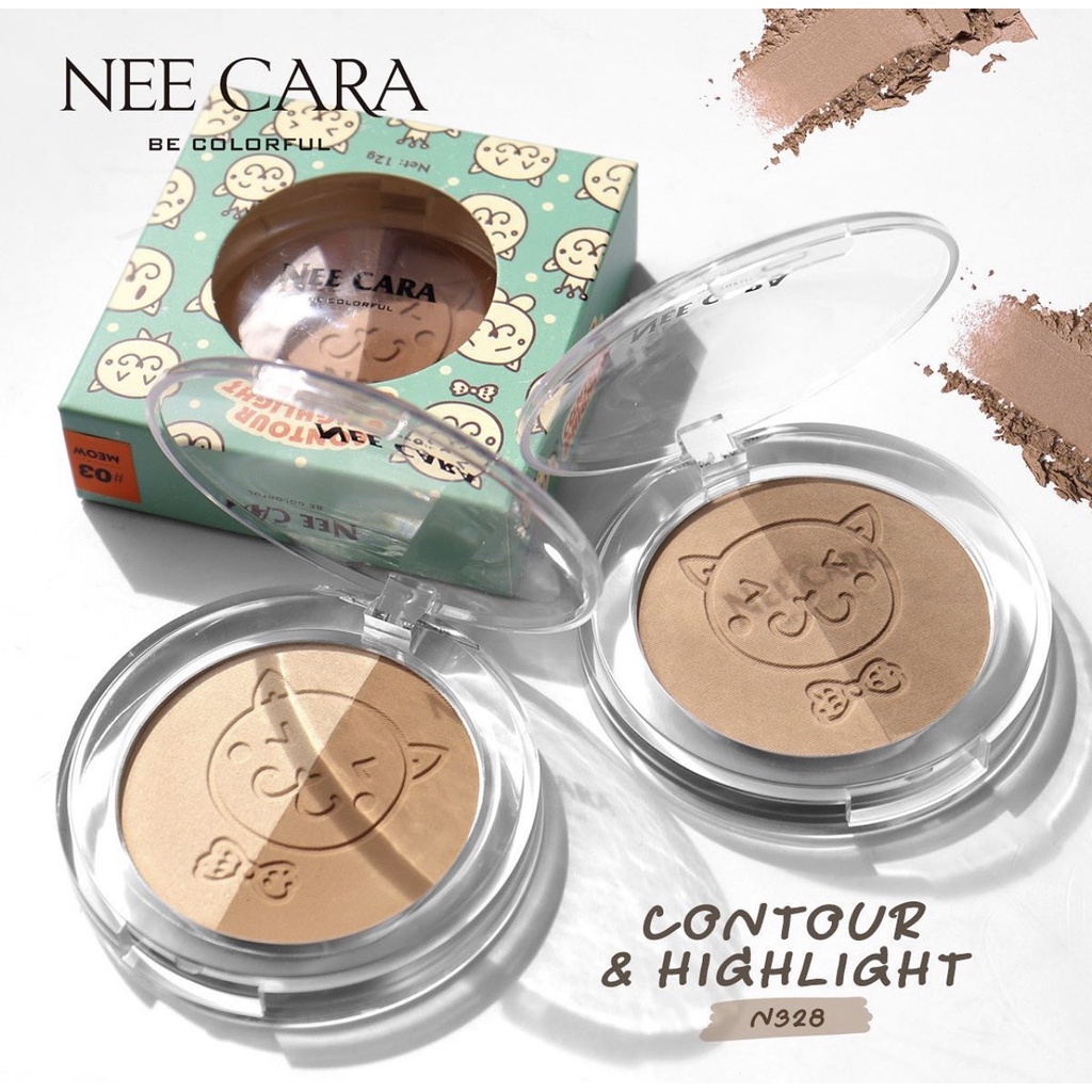 Phấn Tạo Khối Neecara  Palette Meow