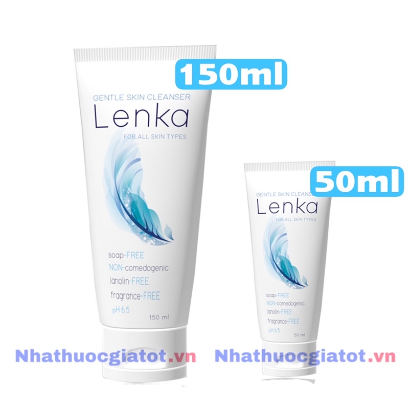 Sửa Rửa Mặt LENKA Không Bọt, Không Xà Phòng - Dùng Được Cho Phụ Nữ Mang Thai Và Cho Con Bú