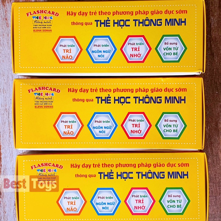 Bộ thẻ học thông minh flashcard Glenn Doman, 16 chủ đề song ngữ , đồ chơi dạy bé nhận biết thế giới xung quanh