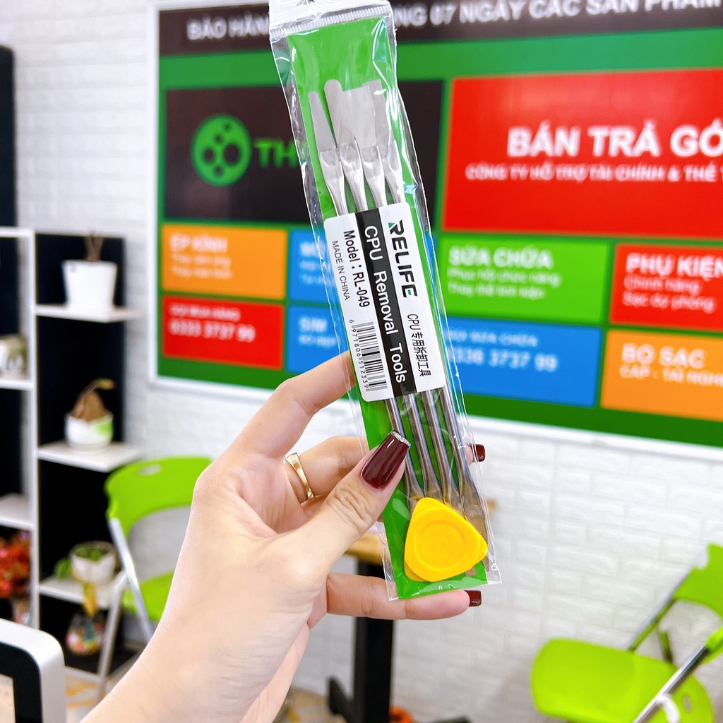 Bộ Dao Inox Đa Năng Tháo lắp Điện Thoại, Cạo Keo IC - dụng cụ sửa chữa không thể thiếu giao ngẫu nhiên