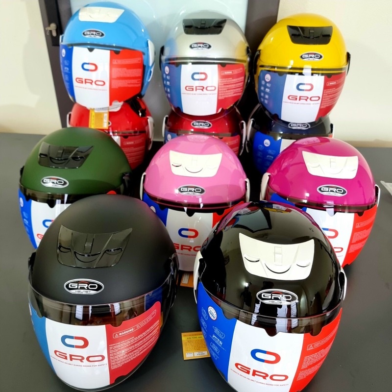 Mũ bảo hiểm 3/4 GRO Honda -Nhiều Màu Sắc -Chính hãng