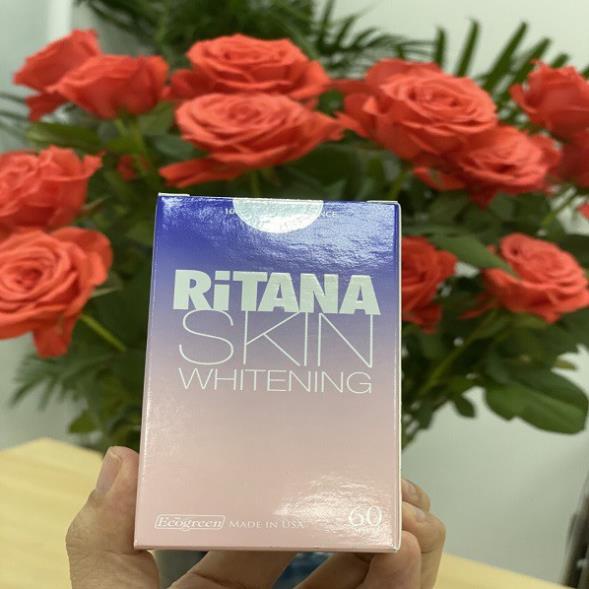 Viên uống trắng da RiTANA – Hỗ trợ giúp da trắng sáng (Hộp 60 Viên)