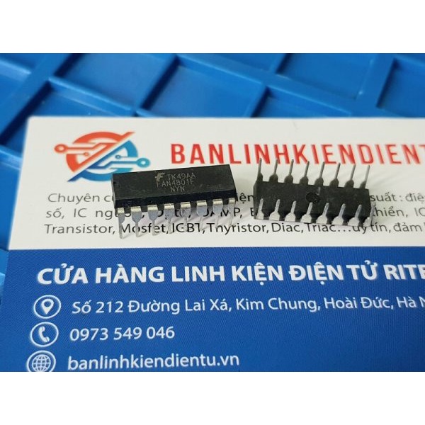 [ Combo 2 chiếc ] FAN4801F FAN4801 IC Điều Khiển PFC/PWM DIP-16