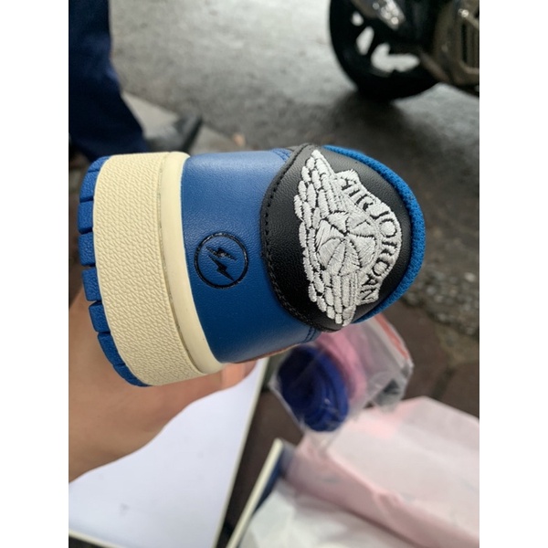 Giày JD cổ thấp xanh trắng travis fragment phiên bản cao cấp