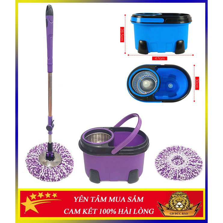 Chổi Lau Nhà💕 FREESHIP 💕 Cây lau nhà 360 Độ - Đồ Gia Dụng Thông Minh